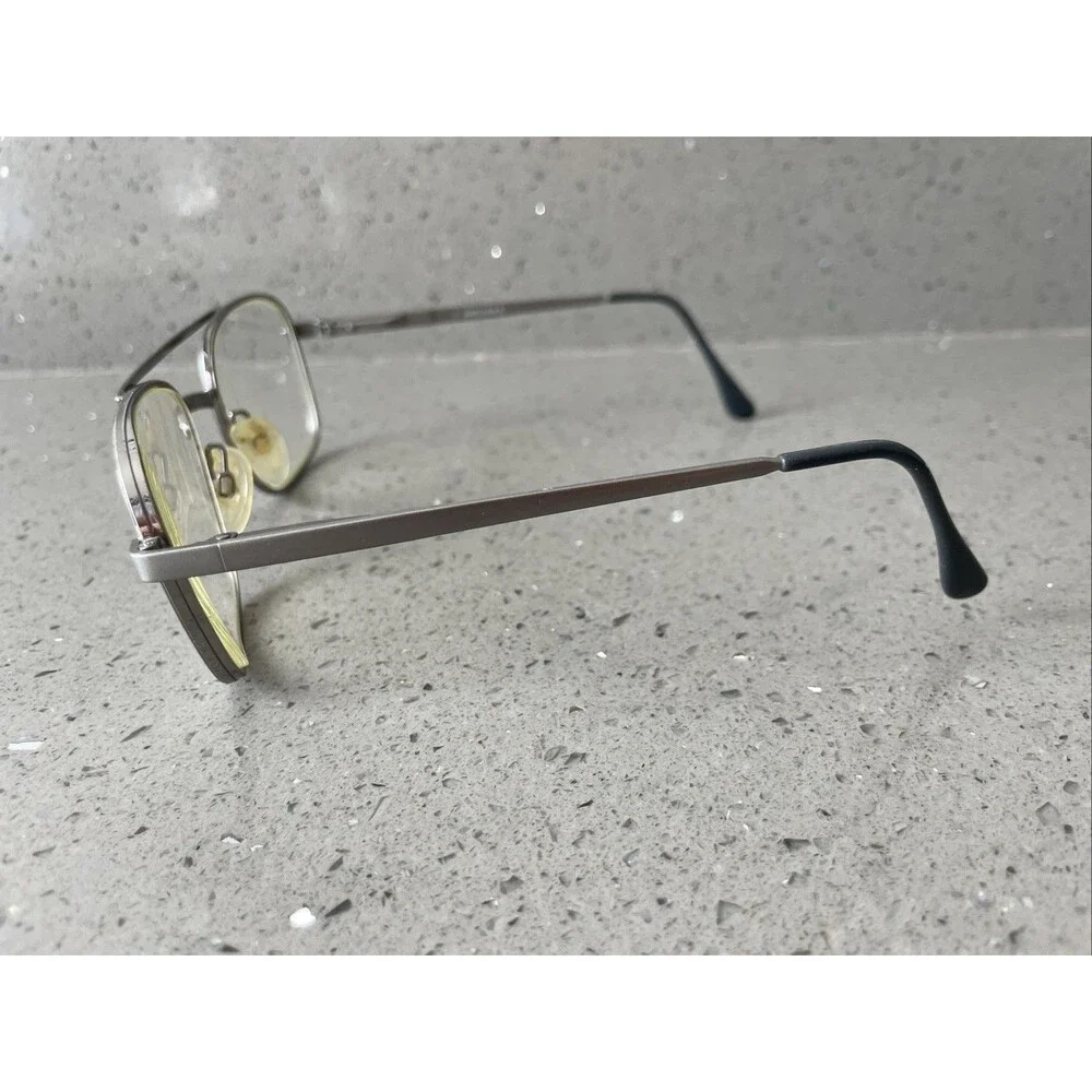 Marchon Leonard Natural Eyeglasses Frames ONLY 53-20-135 metal full rim aviator